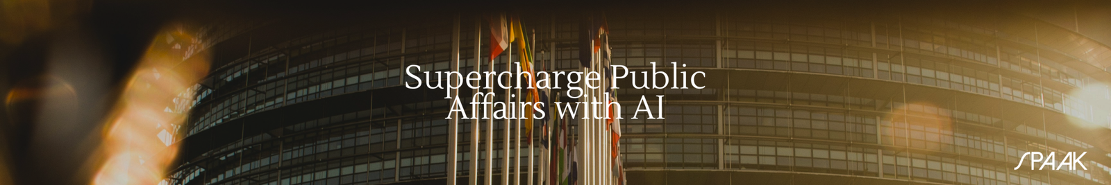 spaak AI for public affairs