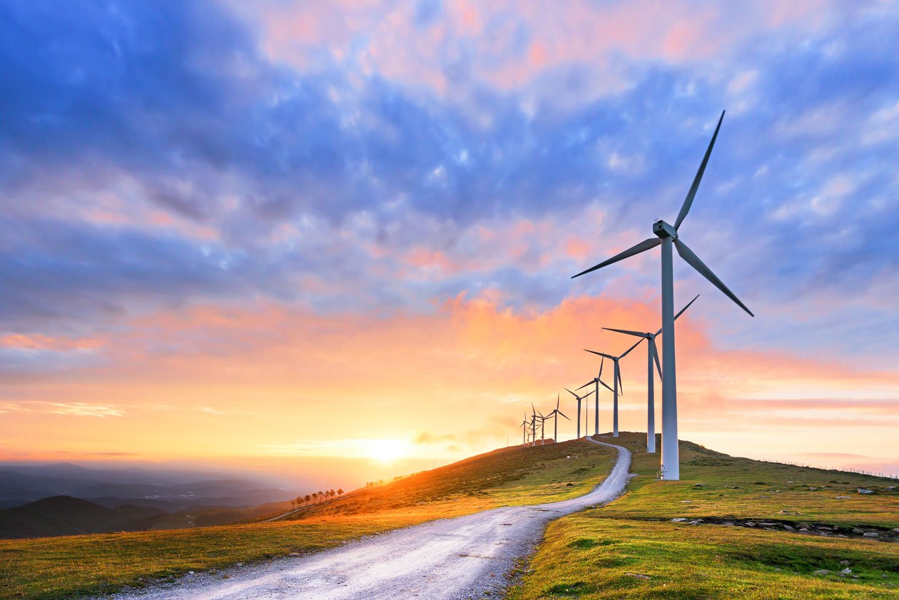 wind turbines clean energy